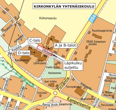 kempeleen lukio kartta Kirkonkyla Comprehensive School Www Kempele Fi kempeleen lukio kartta